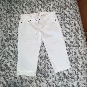 White J Crew Shorts/Capris